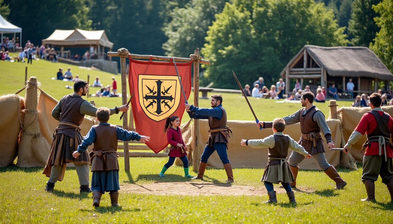 participez à nos ateliers familiaux alliant immersion dans les batailles et réalité virtuelle pour apprendre tout en s'amusant. une expérience ludique et éducative pour petits et grands !