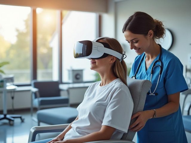 La clinique Sainte-Isabelle d’Abbeville innove avec des casques de réalité virtuelle pour accompagner les patients atteints de cancer