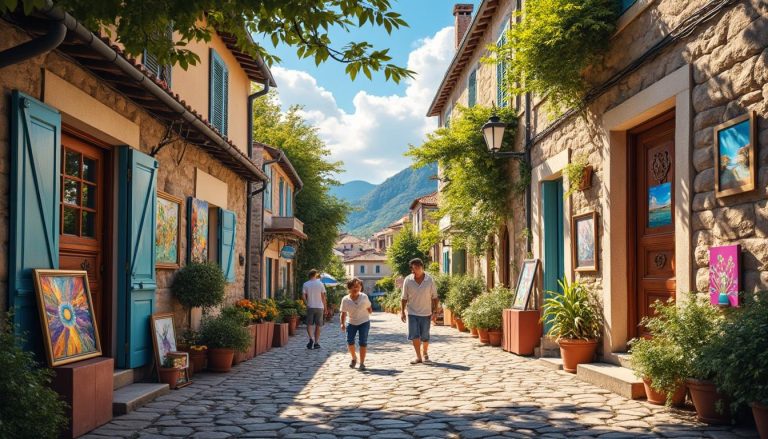 découvrez laboutarie, un village qui célèbre l'art en ouvrant grand ses portes aux artistes et aux visiteurs passionnés.