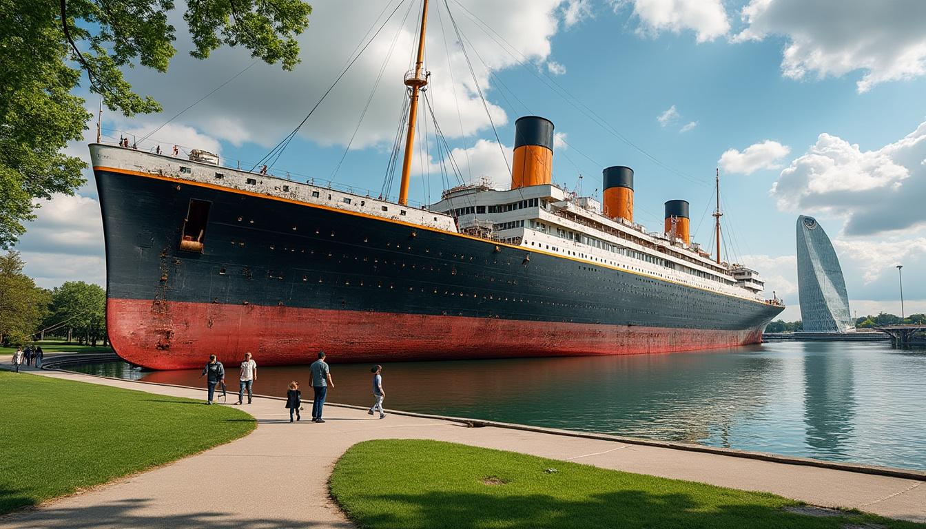 vivez une expérience immersive unique en découvrant le titanic échoué au parc de la villette, une reconstitution spectaculaire qui vous plonge au cœur de l'histoire du célèbre paquebot.