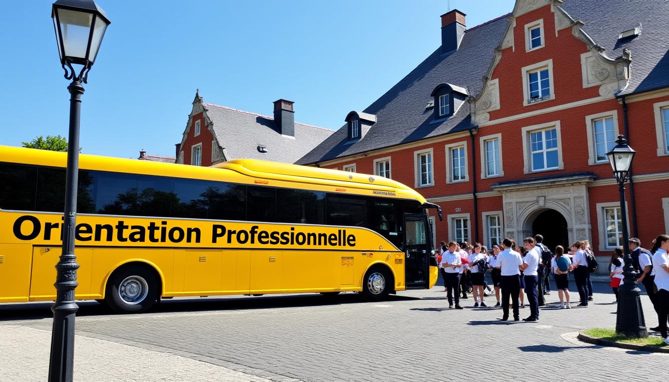 le bus de l’orientation scolaire fait escale au collège de masseube pour aider les élèves à découvrir leurs options et préparer leur avenir professionnel.