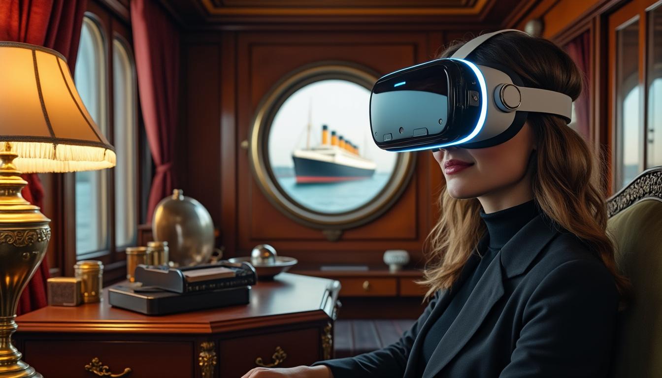 découvrez à bordeaux une immersion unique à bord du titanic grâce à la réalité virtuelle et revivez l'histoire comme jamais auparavant.