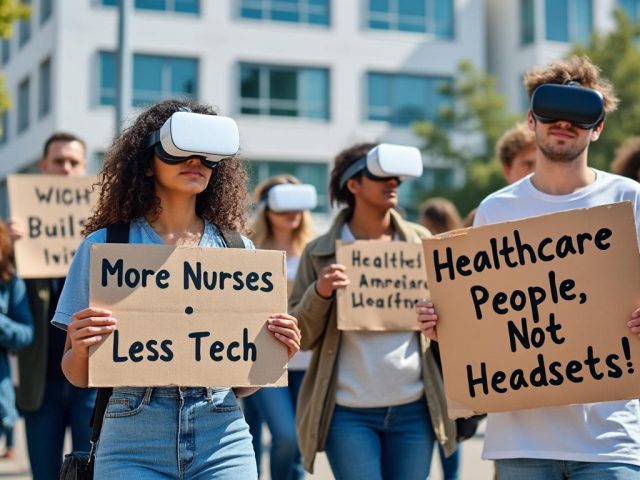 À Lannion, le Parti des travailleurs réclame plus de soignants à l’hôpital plutôt que des casques de réalité virtuelle