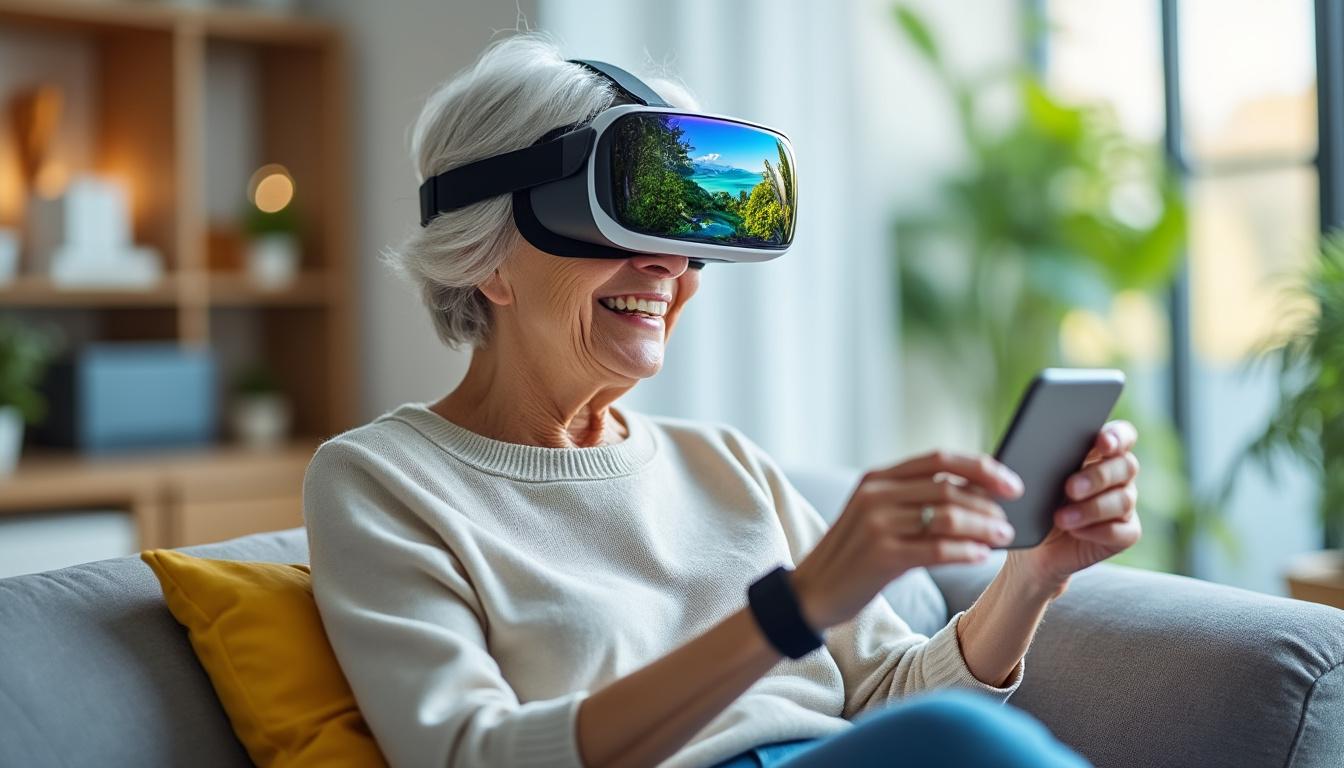 découvrez comment la réalité virtuelle et les capteurs innovants transforment le bien-être des seniors en améliorant leur santé, leur autonomie et leur qualité de vie.