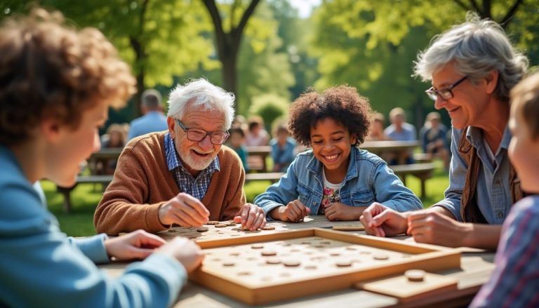 participez à la fête du jeu à beaumont-le-roger, un événement convivial favorisant le partage et les échanges intergénérationnels entre enfants et seniors autour de jeux variés.