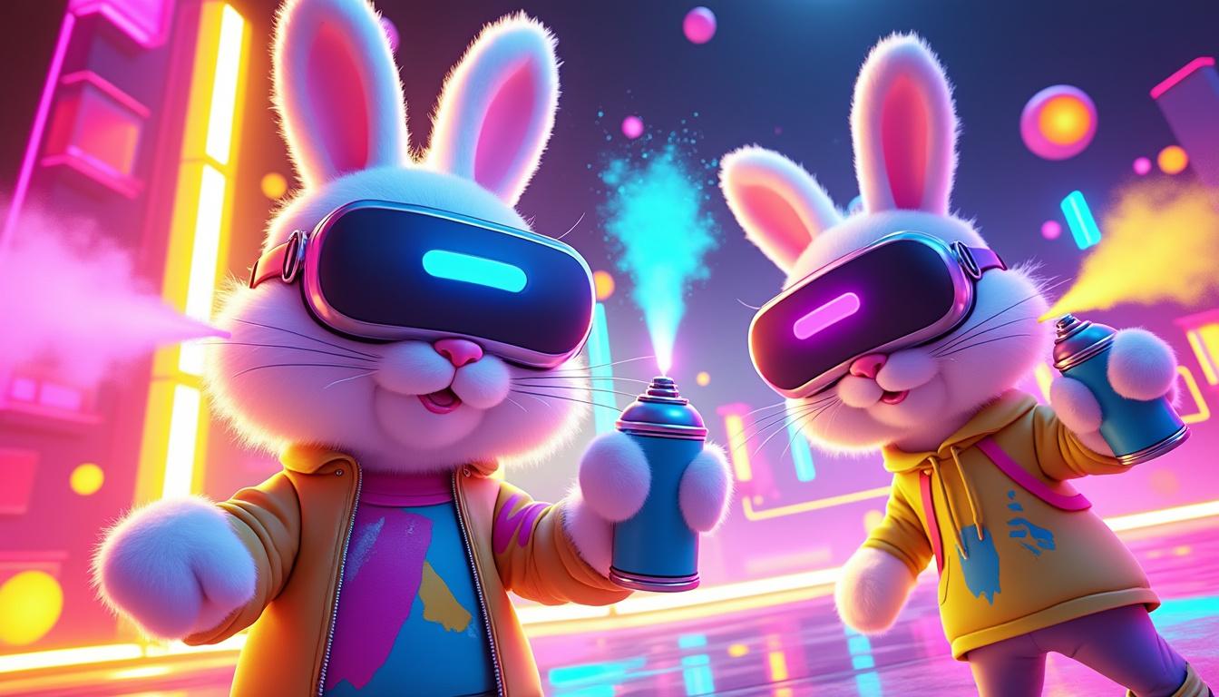 découvrez l'expérience immersive des lapins crétins en réalité virtuelle avec eva, pionnier français du divertissement vr. plongez dans un univers ludique et innovant unique en son genre.