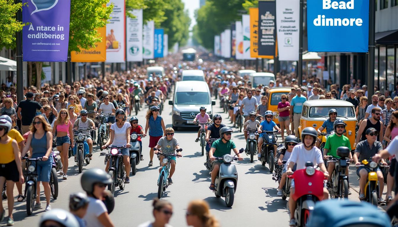 lunéville célèbre la mobilité le mercredi 13 mai sur la place léopold avec des événements et activités pour promouvoir les déplacements durables.