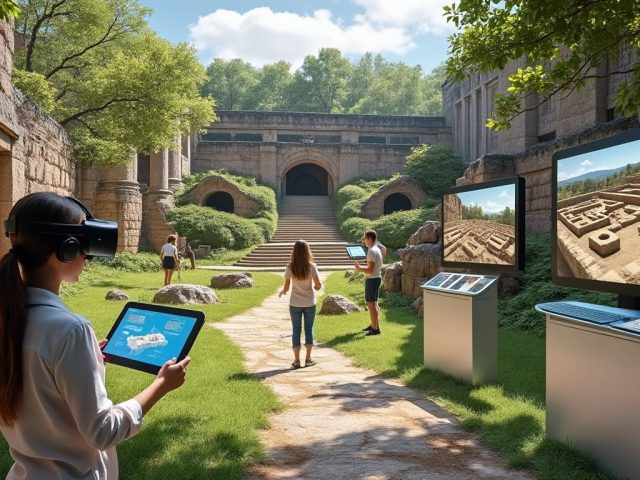 Trois initiatives innovantes, dont un parcours interactif et un casque de réalité virtuelle, pour sublimer les sites archéologiques