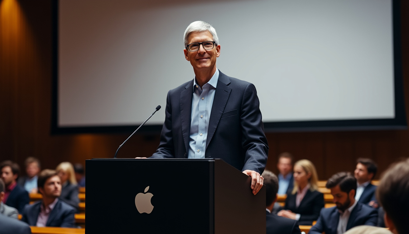 découvrez l'annonce officielle du départ de tim cook de la direction d'apple prévu pour début septembre, marquant une nouvelle ère pour l'entreprise.