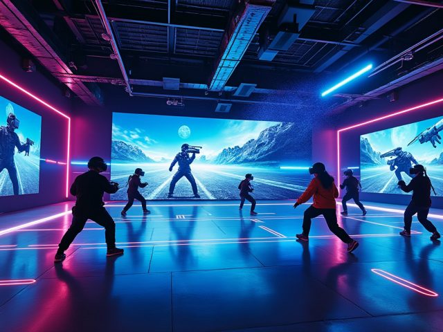 Immersion totale dans EVA : découvrez l&rsquo;arène de 800 m² dédiée aux passionnés de combats en réalité virtuelle