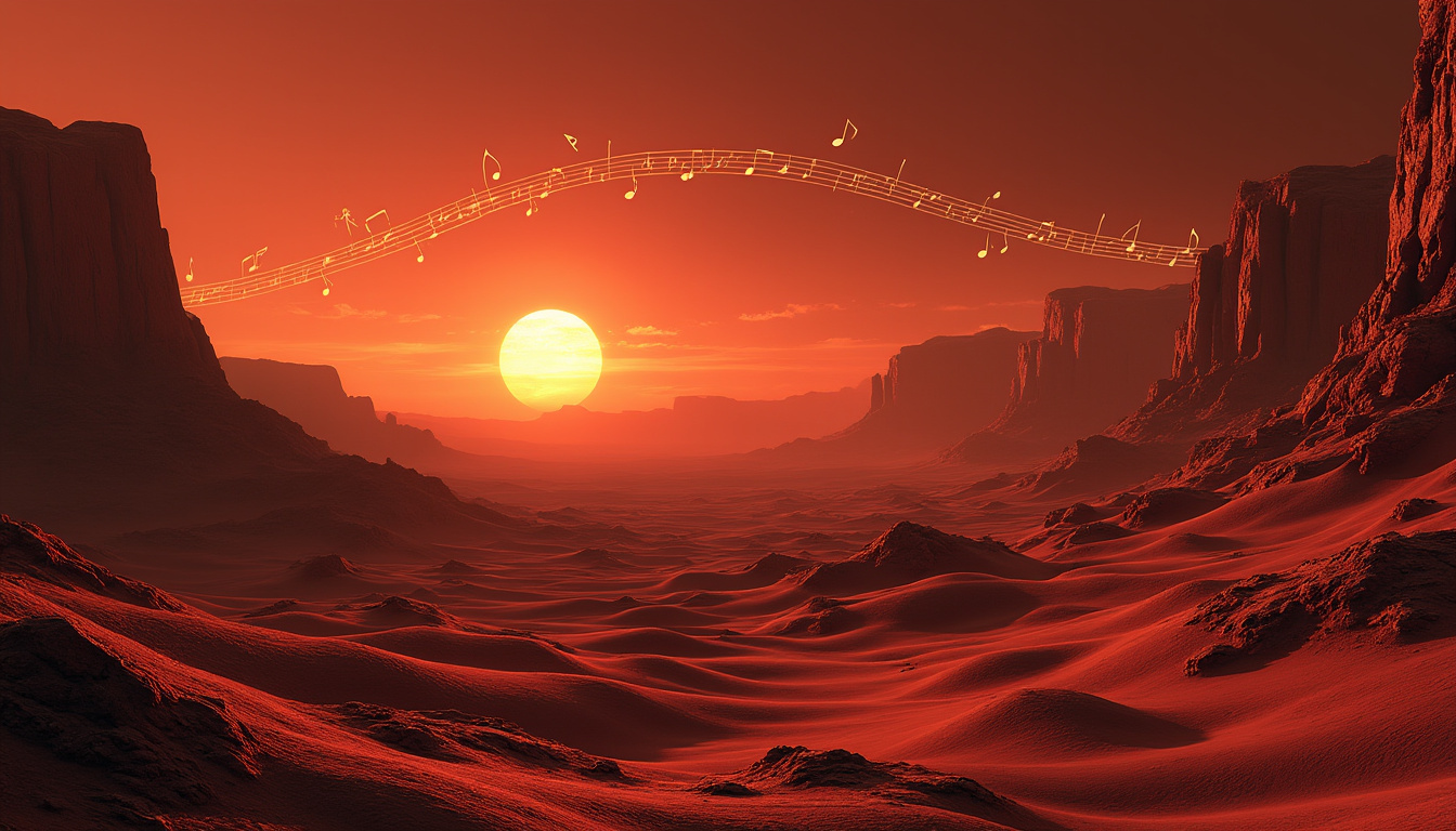 découvrez les sons captivants de mars et plongez dans l'univers mystique de la planète rouge à travers des mélodies envoûtantes inspirées de ses paysages extraterrestres.