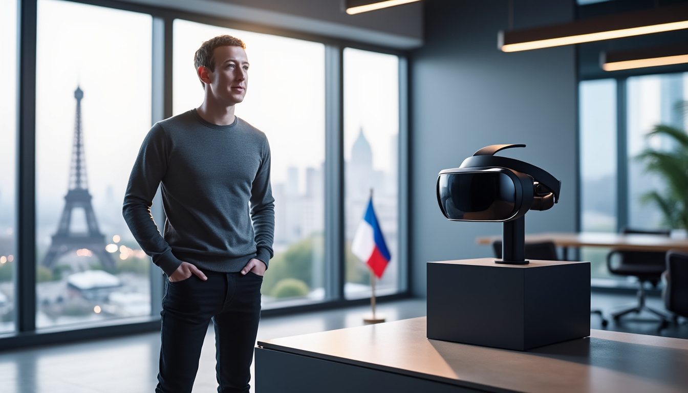 découvrez comment mark zuckerberg mise sur la france en proposant le casque vr meta quest 3 sans marge, une stratégie ambitieuse pour dominer le marché de la réalité virtuelle.