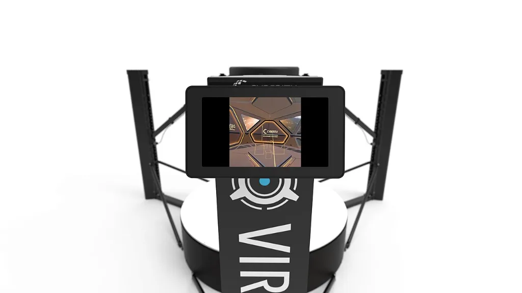 Joueur équipé d'un casque de réalité virtuelle