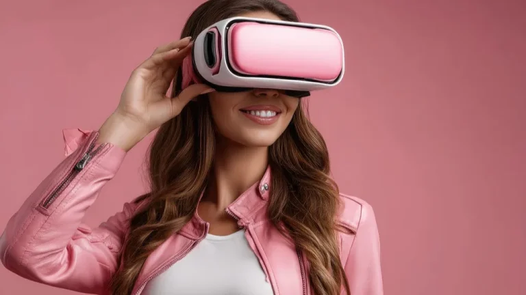 Joueur équipé d'un casque de réalité virtuelle